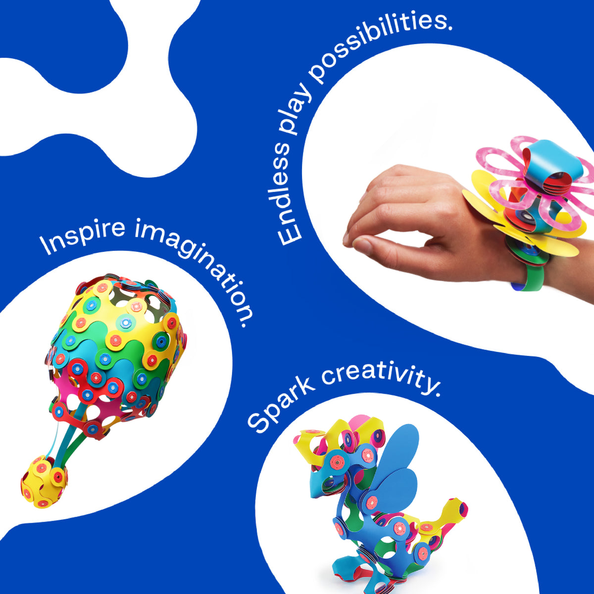 Clixo Family Pack - 150 Piece Magnetic Building Set