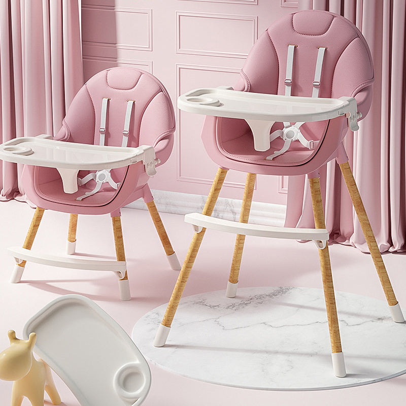2-in-1 Convertible High Chair - Pink - Image 2