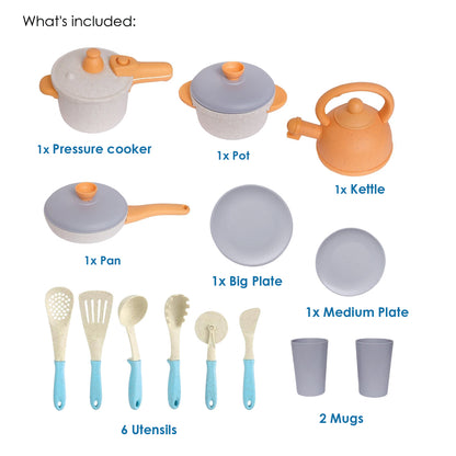 alldoro Kitchen Set - 14 Pieces, Eco-Friendly - Image 3
