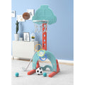 Lovely Baby Basketball Stand W/ Football & Hockey Stick