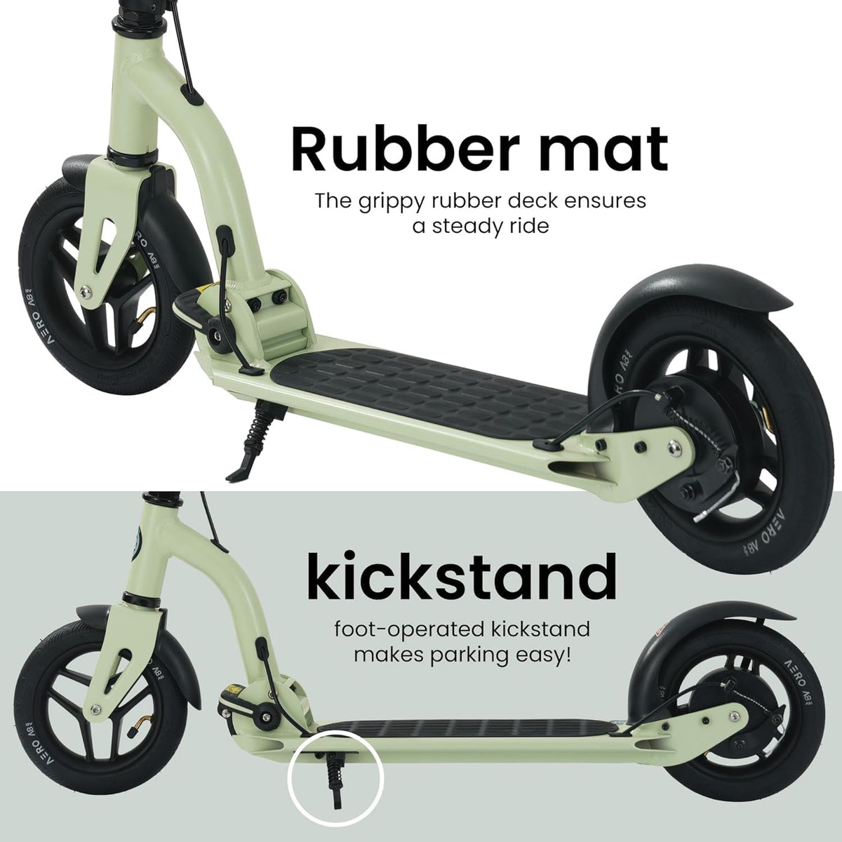 A8 Foldable Scooter - Clay - Image 5
