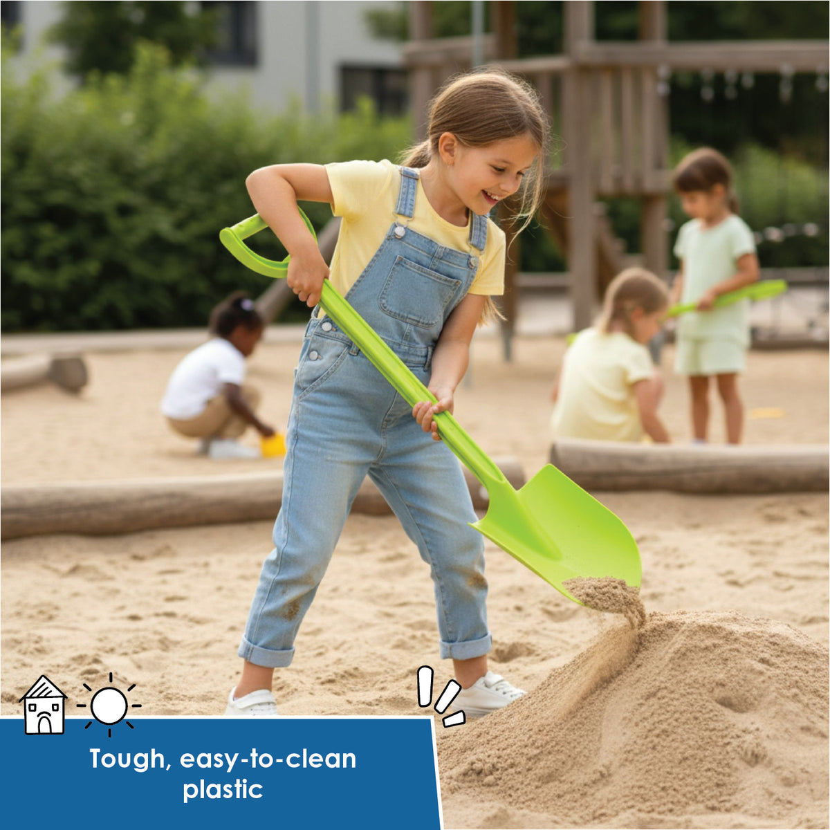 alldoro XXL Sand Shovel - Pointed, 63 cm - Image 4