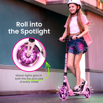 A5 Teen Foldable Scooter - Pink - Image 2