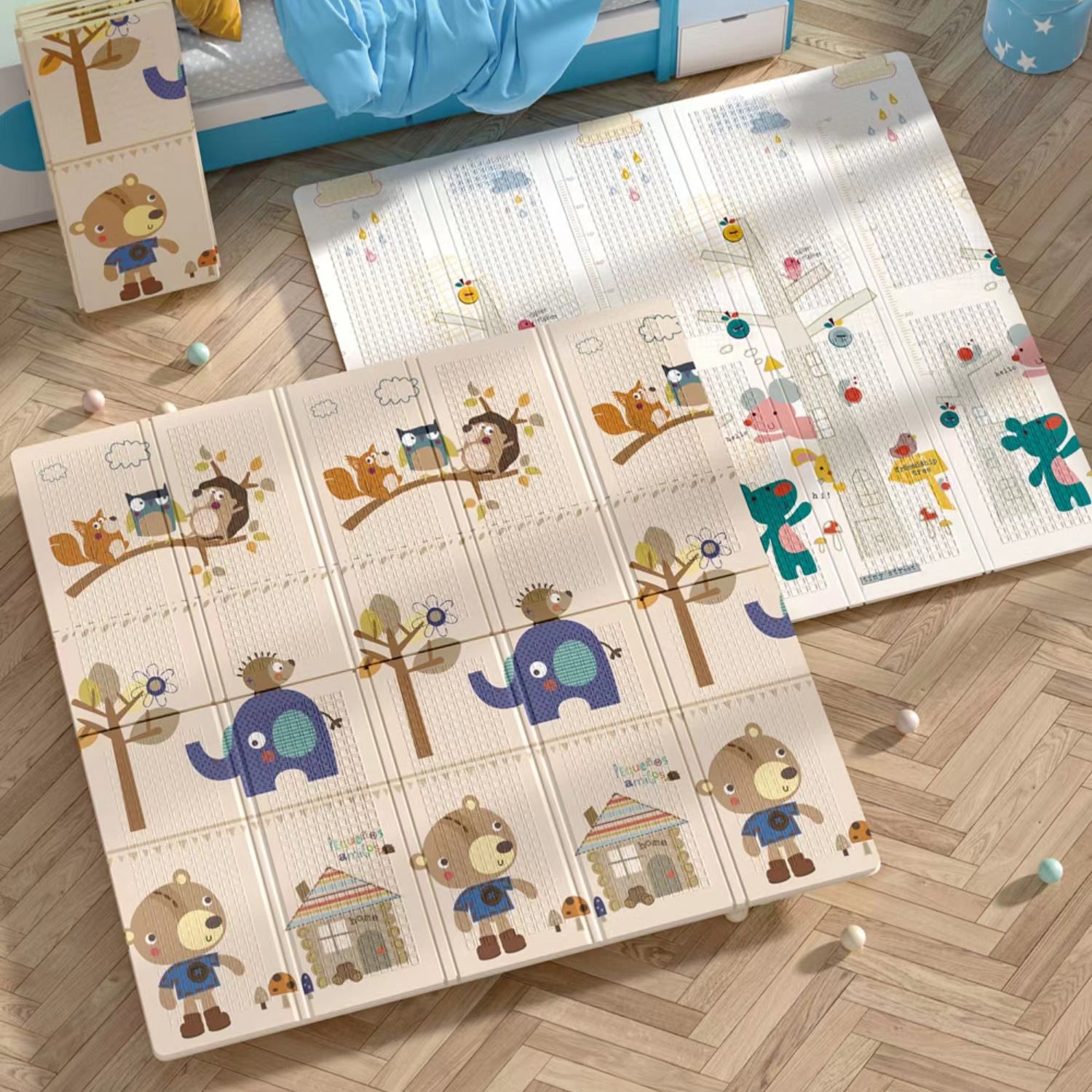 Double-Sided Design Foldable Play Mat - Image 2