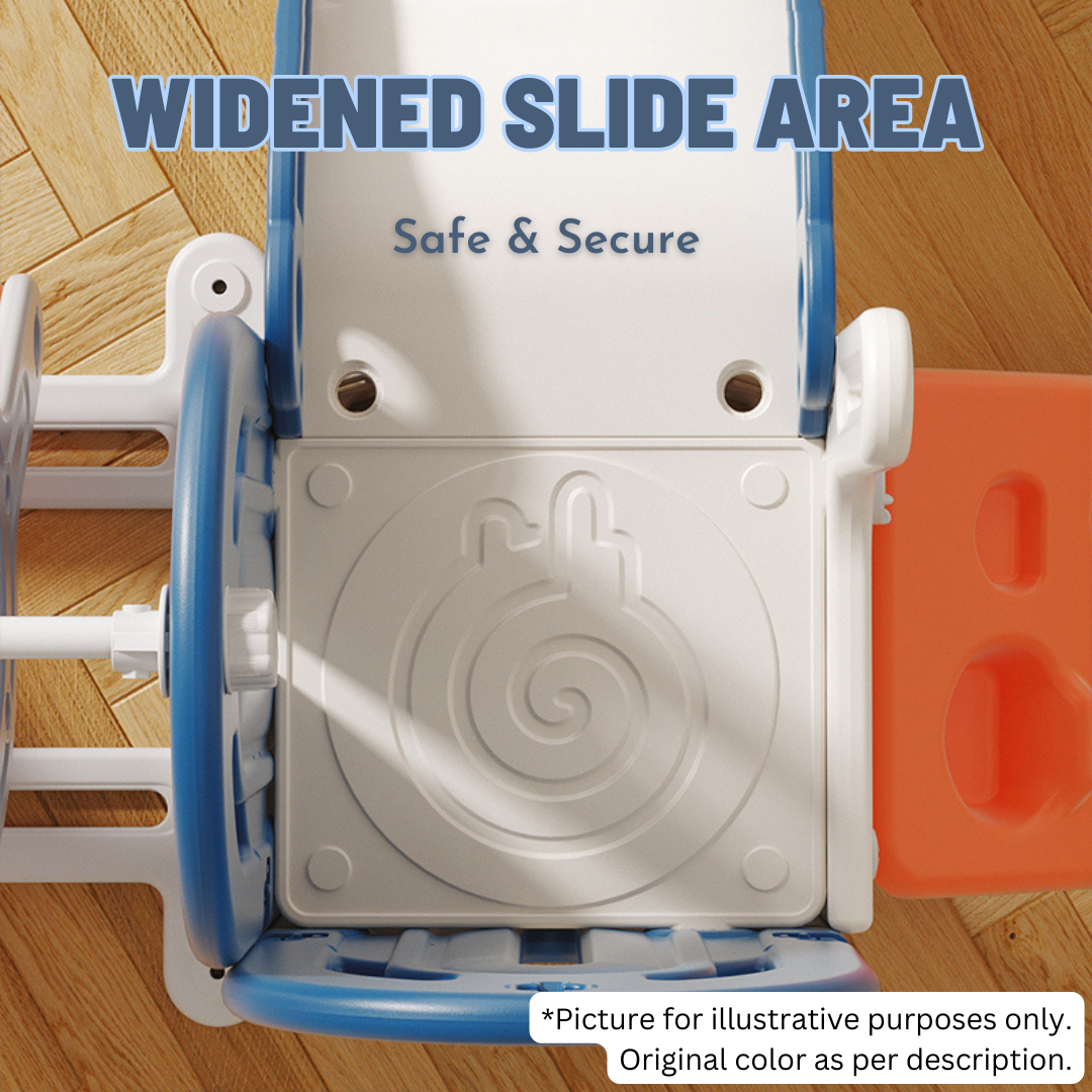 Slide w/ Basketball Hoop - White - Image 5