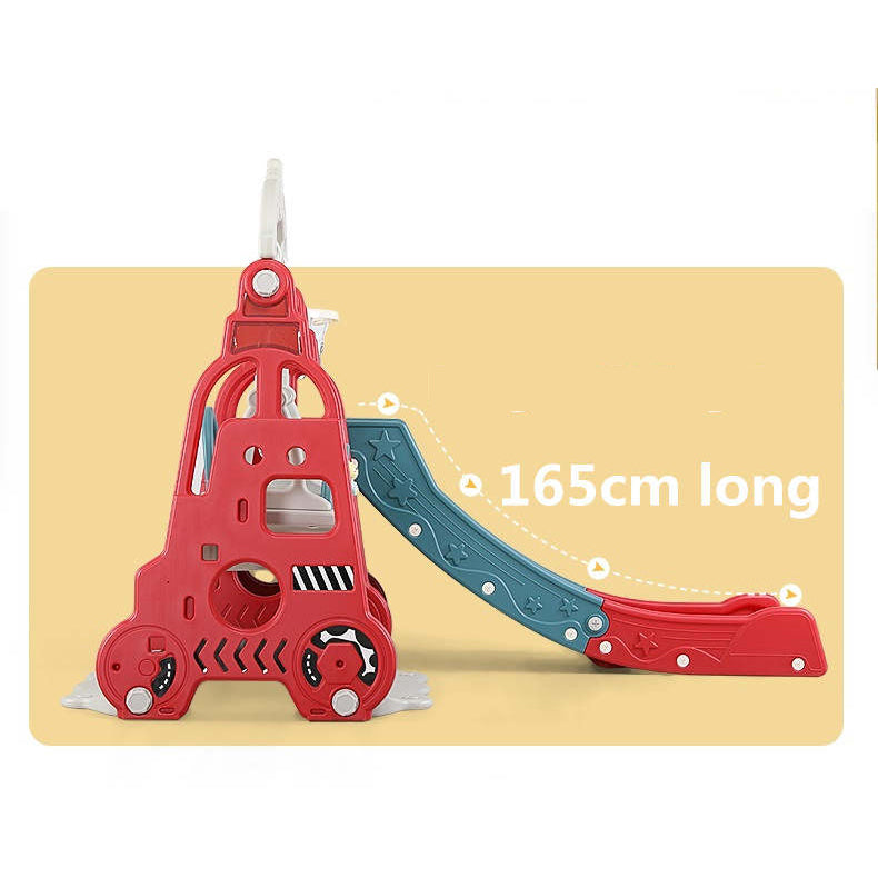 Lovely Baby - Car Slide & Swing Set W/ Basketball Hoop - Image 2