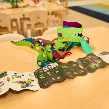 Clixo Dino Adventure Pack - 36 Piece Magnetic Building Set