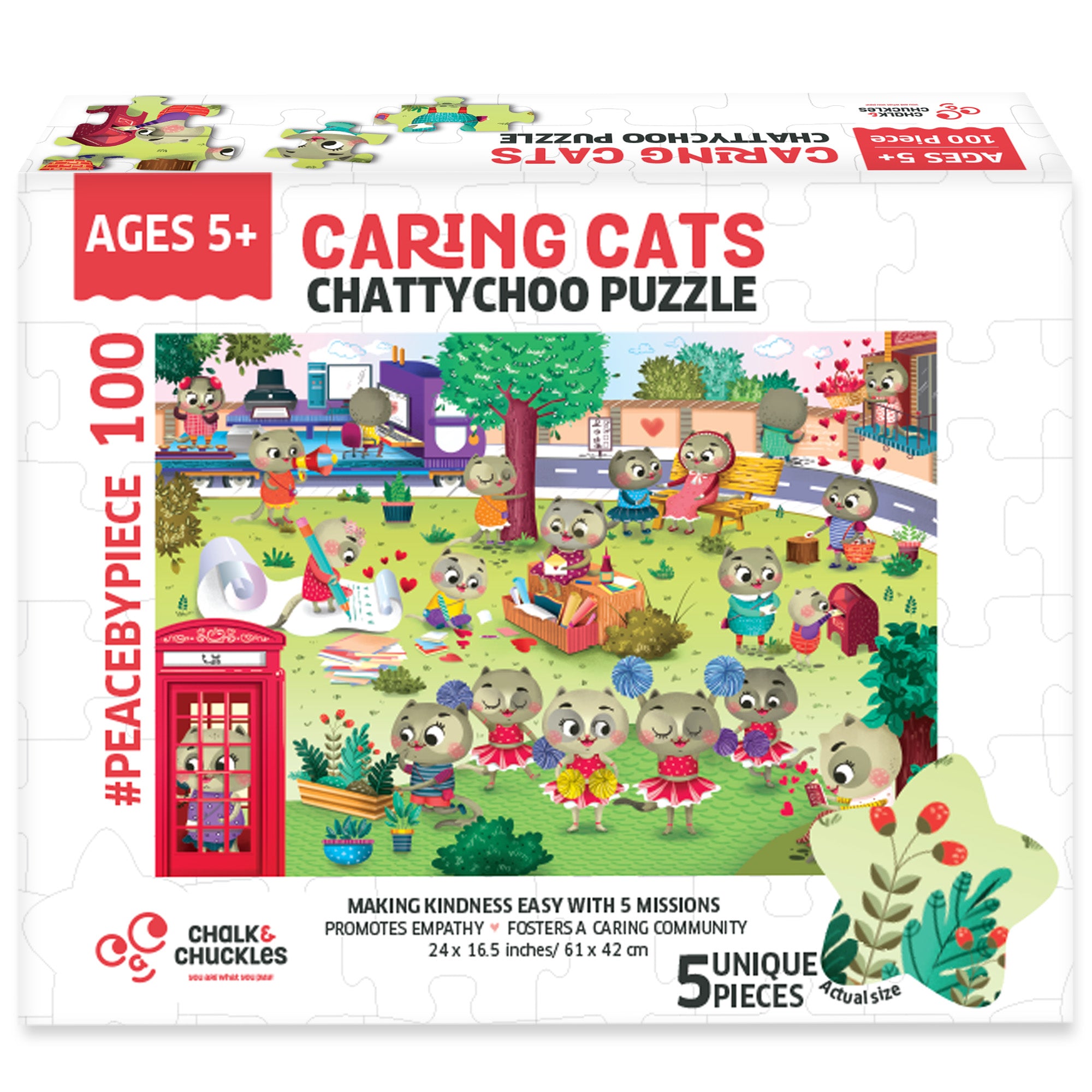 Chalk & Chuckles Chattychoo Puzzle (Ages 5+)
