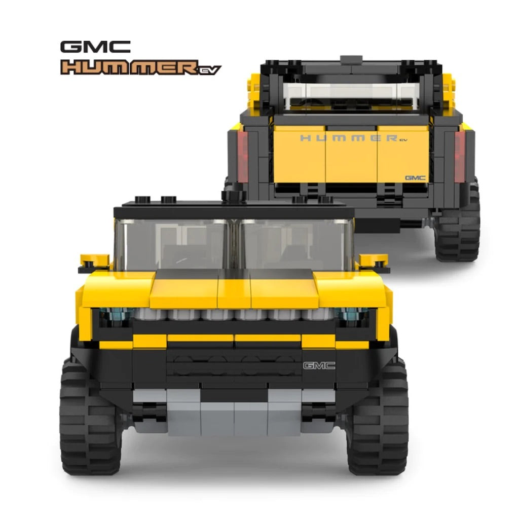Rastar Bricks - Hummer EV Yellow - 431 Pieces - Image 3