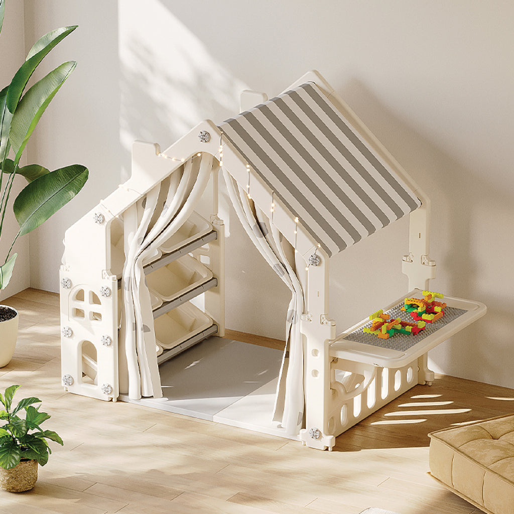 Kids Tent House w/ Storage & Table - Image 7