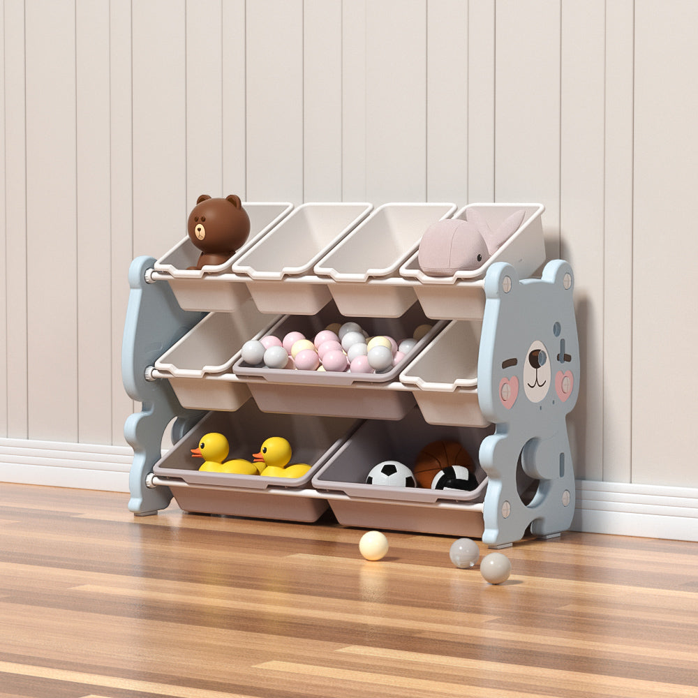 Bear Storage Rack with 9 Boxes - Image 4