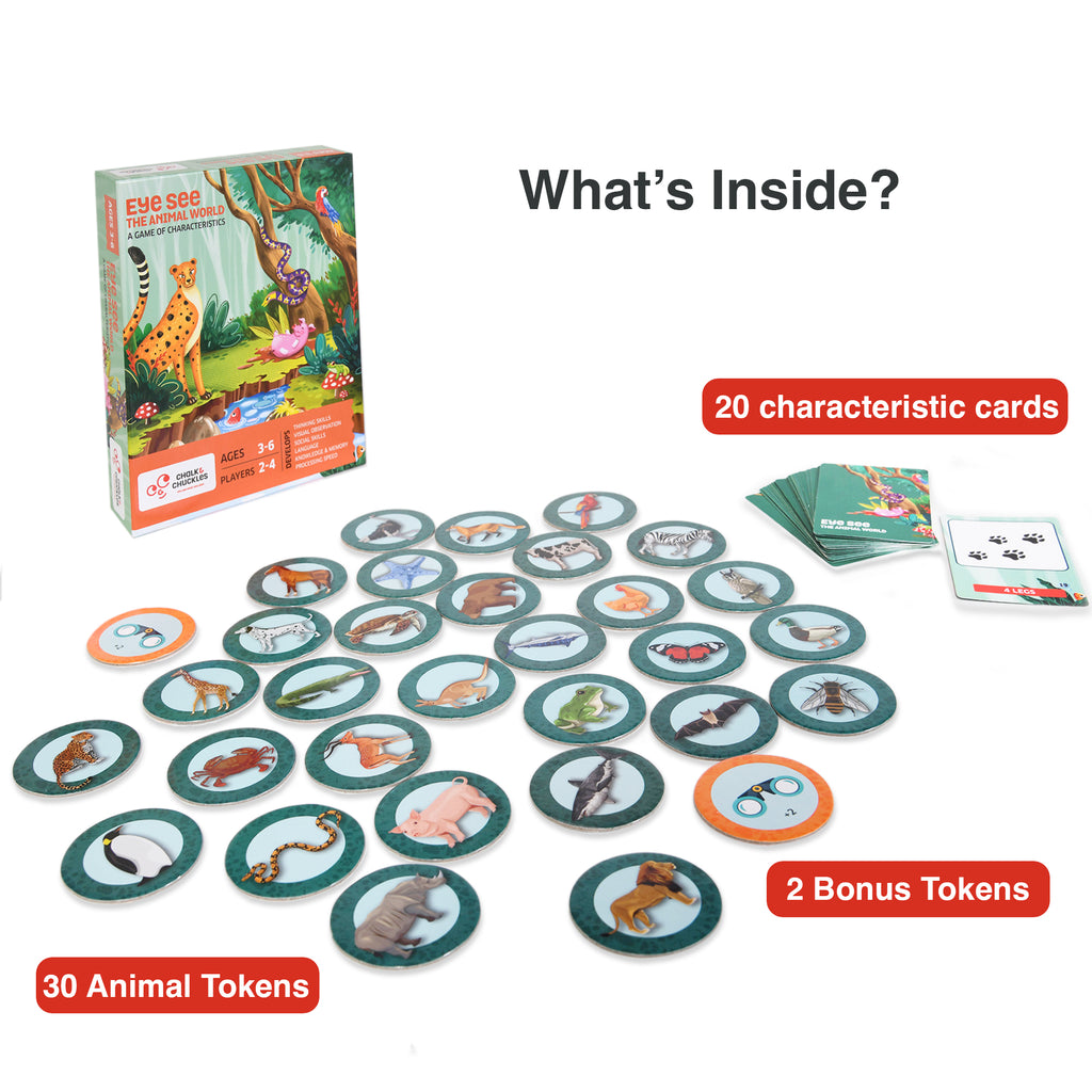 Chalk & Chuckles Eye See-The Animal World - Card Game (Ages 3 to 6) - Image 2