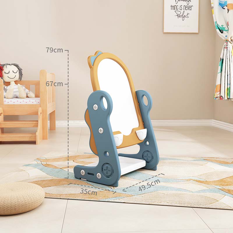 Lovely Baby Drawing Board & Chair - Blue