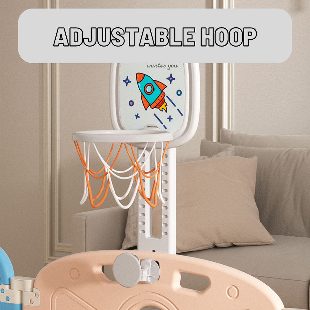 Kids Playpen w/ Basketball Hoop - 24 pcs - Image 5