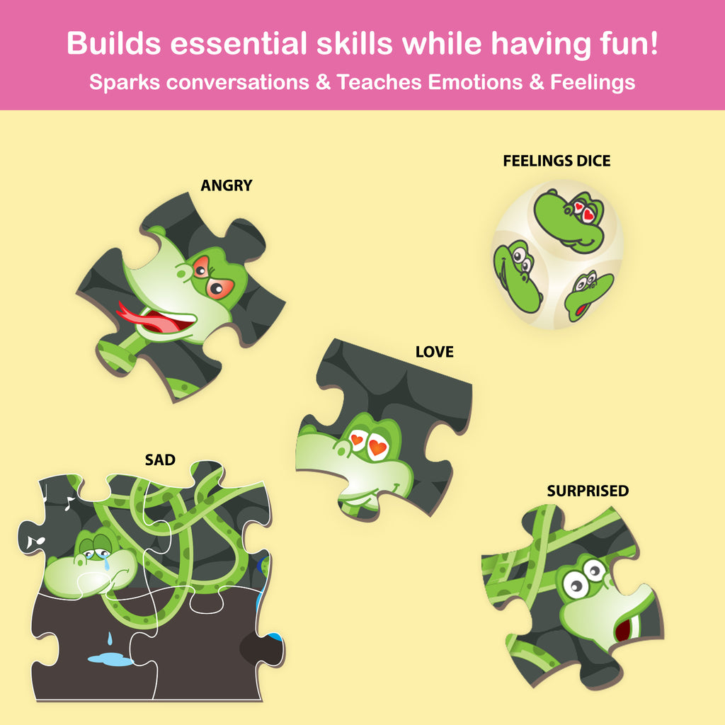 Chalk & Chuckles Moody Snakes - Jigsaw Puzzle (Ages 3 to 6) - Image 4