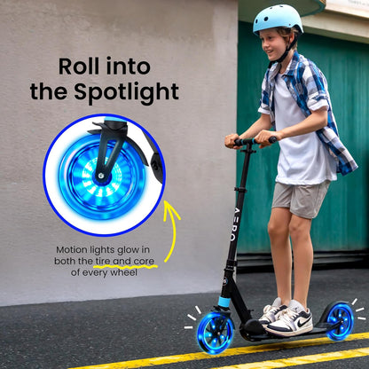 A5 Teen Foldable Scooter - Black - Image 2